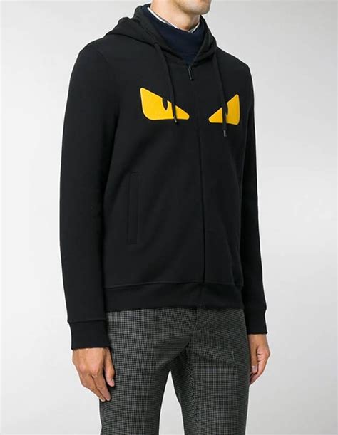 fendi monster hoodie cheap|fendi hoodie size large.